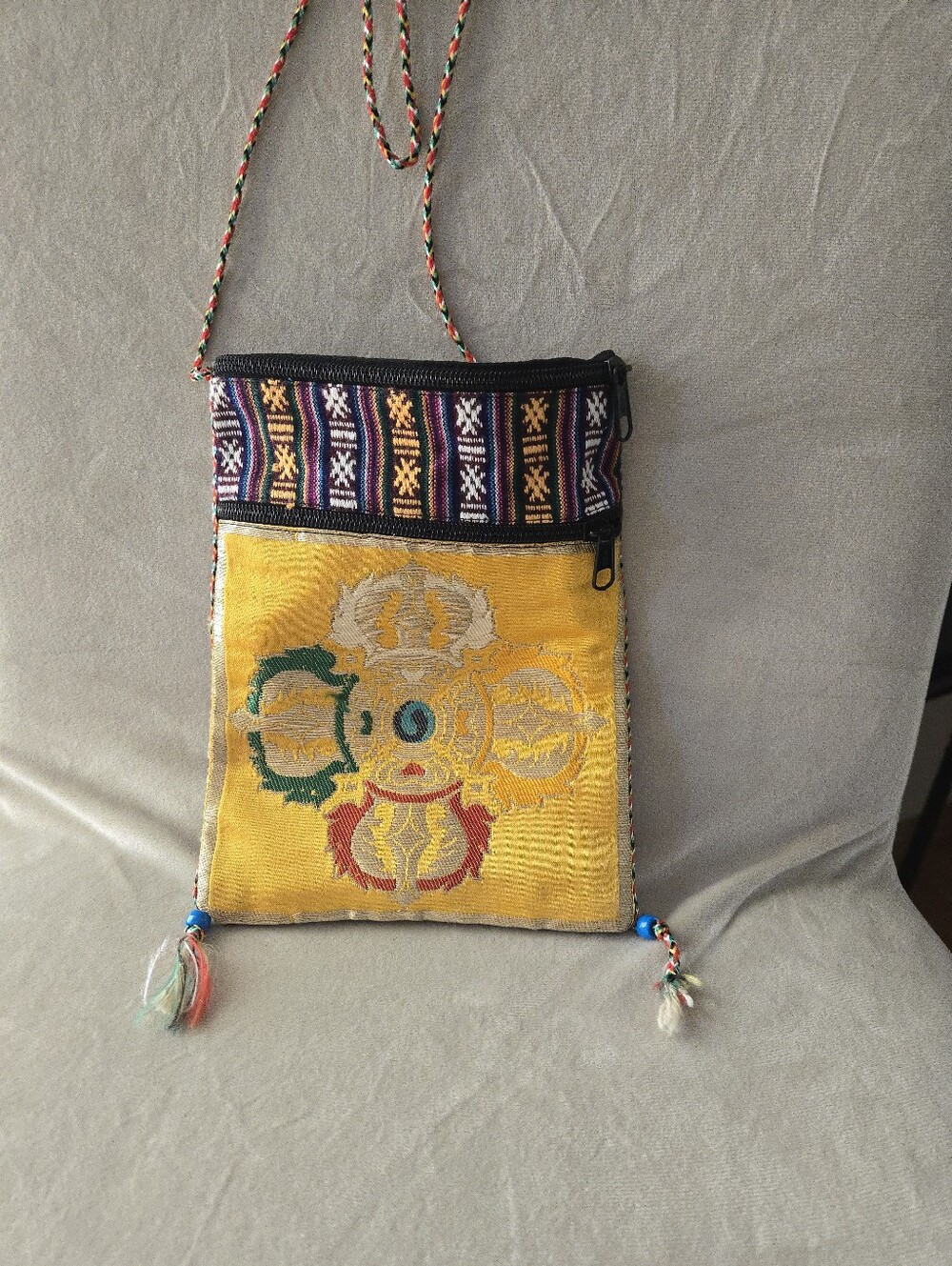 Tibetan Silk Bag 100% silk